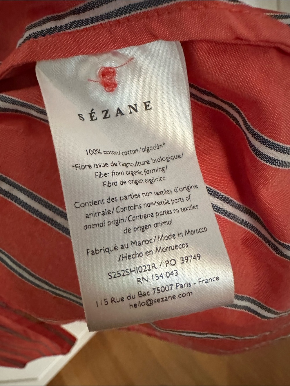 Sezane Max Shirt - Picture 7 of 8